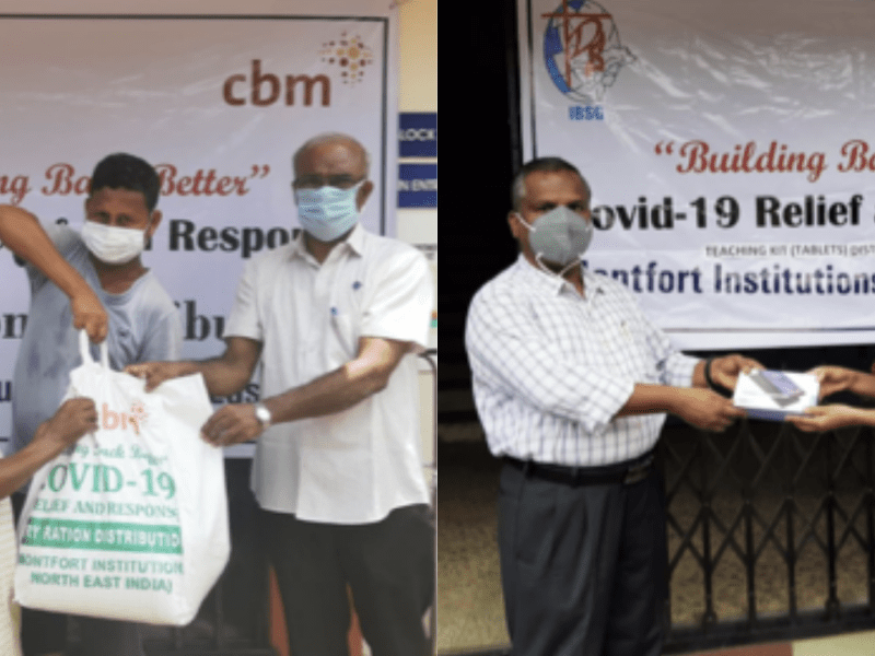 COVID-19 Relief and Response campaign by IBSG and CBM